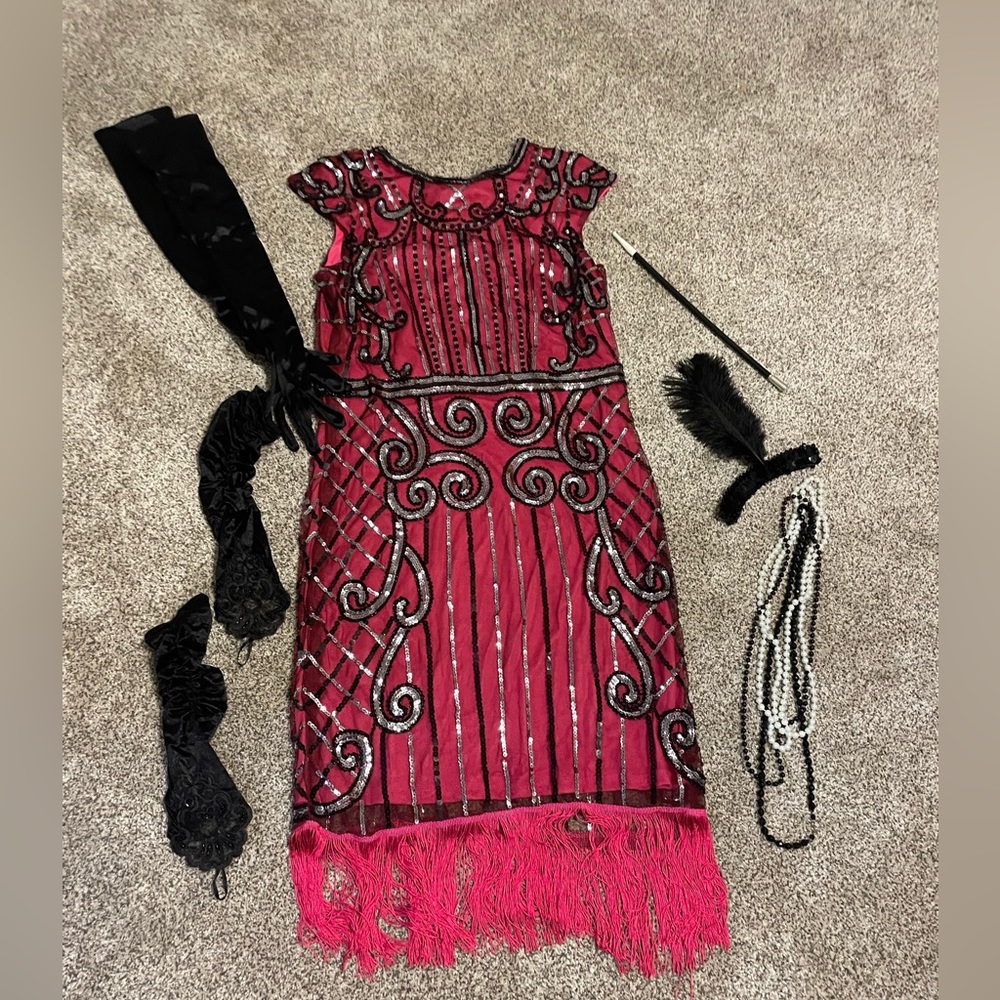 Costume 1920’s flapper girl dress